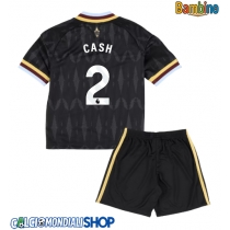 Maglie da calcio Aston Villa Matty Cash #2 Seconda Maglia Bambino 2026-27 Manica Corta + Pantaloni corti)